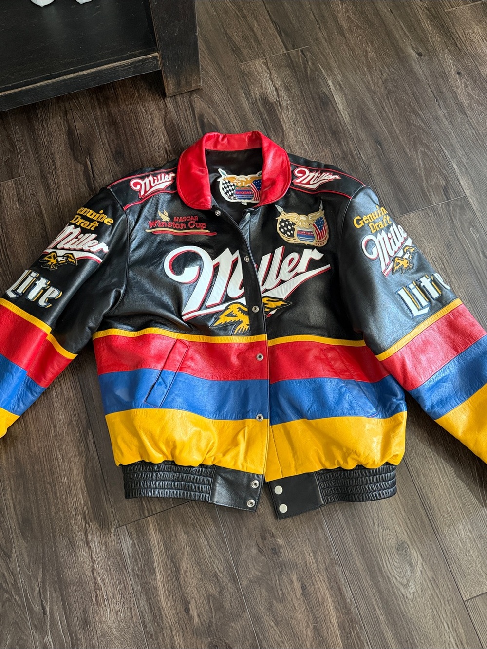 NASCAR Jeff Hamilton Leather jacket